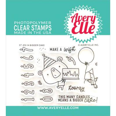 Avery Elle Clear Stamps - Bigger Cake